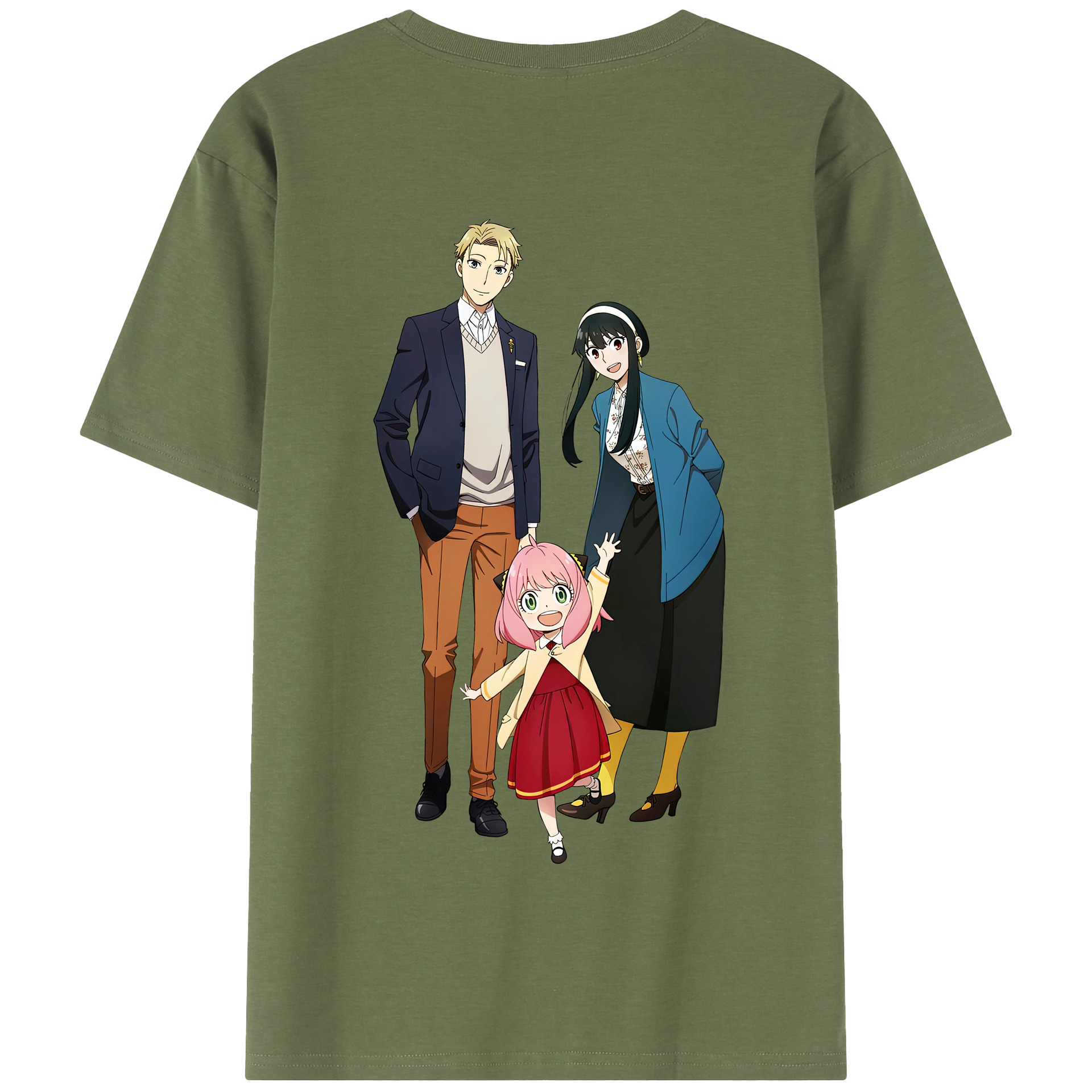 （画像用） SPY×FAMILY间谍家家酒 綿100％半袖Tシャツ（背面プリント）